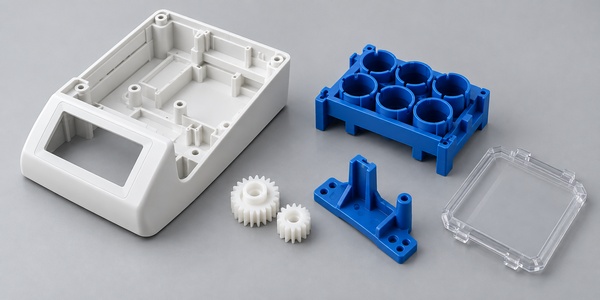 Laboratory instrument housing, sample carrier, gears, bracket, and clear cover. Laboratory instrument housing, sample carrier, gears, bracket, and clear cover.
